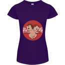 Angry Mom New Baby Pregnancy Pregnant Womens Petite Cut T-Shirt Purple