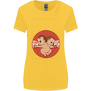 Angry Mom New Baby Pregnancy Pregnant Womens Wider Cut T-Shirt Yellow