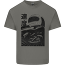 Anime Formula Racing Car Driver Motorsport Mens Cotton T-Shirt Tee Top Charcoal