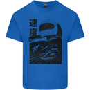 Anime Formula Racing Car Driver Motorsport Mens Cotton T-Shirt Tee Top Royal Blue