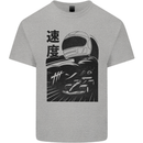 Anime Formula Racing Car Driver Motorsport Mens Cotton T-Shirt Tee Top Sports Grey