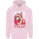 Anime Santa is My Sempai Funny Christmas Xmas Childrens Kids Hoodie Light Pink