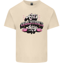Anti-Valentines Day Singles Day Mens Cotton T-Shirt Tee Top Natural