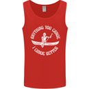 Anything You Canoe Funny Kayak Kayaking Mens Vest Tank Top Red