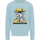 Apocalyptus Koala Bear Climate Change Armageddon Kids Sweatshirt Jumper Light Blue