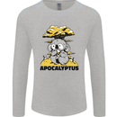 Apocalyptus Koala Bear Climate Change Armageddon Mens Long Sleeve T-Shirt Sports Grey