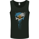 Argentina Skull Gym Training Bodybuilding Mens Vest Tank Top Black