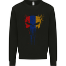 Arminia Skull Gym Training Bodybuilding Mens Sweatshirt Jumper Black