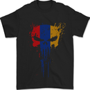 Arminia Skull Gym Training Bodybuilding Mens T-Shirt 100% Cotton Black