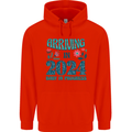 Arriving 2024 New Baby Pregnancy Pregnant Childrens Kids Hoodie Bright Red