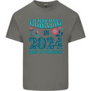 Arriving 2024 New Baby Pregnancy Pregnant Kids T-Shirt Childrens Charcoal