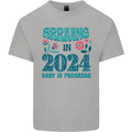 Arriving 2024 New Baby Pregnancy Pregnant Kids T-Shirt Childrens Sports Grey