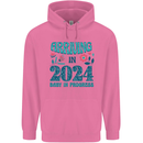 Arriving 2024 New Baby Pregnancy Pregnant Mens 80% Cotton Hoodie Azelea