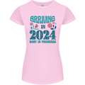 Arriving 2024 New Baby Pregnancy Pregnant Womens Petite Cut T-Shirt Light Pink