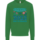 Arriving 2025 New Baby Pregnancy Pregnant Kids Sweatshirt Jumper Irish Green