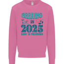 Arriving 2025 New Baby Pregnancy Pregnant Mens Sweatshirt Jumper Azalea