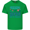 Arriving 2026 New Baby Pregnancy Pregnant Kids T-Shirt Childrens Irish Green