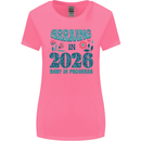 Arriving 2026 New Baby Pregnancy Pregnant Womens Wider Cut T-Shirt Azalea
