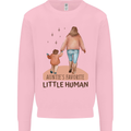 Aunties Favourite Human Funny Niece Nephew Kids Sweatshirt Jumper Light Pink