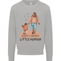 Aunties Favourite Human Funny Niece Nephew Kids Sweatshirt Jumper Sports Grey