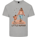 Aunties Favourite Human Funny Niece Nephew Kids T-Shirt Childrens Sports Grey