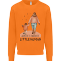 Aunties Favourite Human Funny Niece Nephew Mens Sweatshirt Jumper Orange