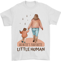 Aunties Favourite Human Funny Niece Nephew Mens T-Shirt 100% Cotton White
