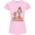 Aunties Favourite Human Funny Niece Nephew Womens Petite Cut T-Shirt Light Pink