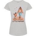 Aunties Favourite Human Funny Niece Nephew Womens Petite Cut T-Shirt Sports Grey