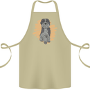 Aussie Doodle Cotton Apron 100% Organic Khaki