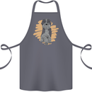 Aussie Doodle Cotton Apron 100% Organic Steel