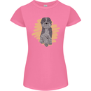 Aussie Doodle Womens Petite Cut T-Shirt Azalea