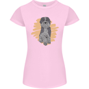 Aussie Doodle Womens Petite Cut T-Shirt Light Pink