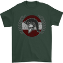 Austria Bodybuilding Flag Gym Training Austrian Mens T-Shirt 100% Cotton Forest Green
