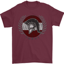 Austria Bodybuilding Flag Gym Training Austrian Mens T-Shirt 100% Cotton Maroon