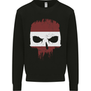 Austrian Skull Austria Gym Flag Biker Kids Sweatshirt Jumper Black