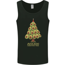 Avocado Christmas Tree Xmas Funny Food Mens Vest Tank Top Black