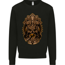 Aztec Skull Mens Sweatshirt Jumper Black