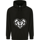Baby Heart New Baby Pregnancy Pregnant Childrens Kids Hoodie Black
