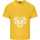 Baby Heart New Baby Pregnancy Pregnant Kids T-Shirt Childrens Yellow