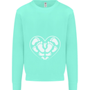 Baby Heart New Baby Pregnancy Pregnant Mens Sweatshirt Jumper Peppermint