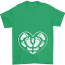 Baby Heart New Baby Pregnancy Pregnant Mens T-Shirt 100% Cotton Irish Green