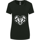 Baby Heart New Baby Pregnancy Pregnant Womens Wider Cut T-Shirt Black