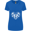 Baby Heart New Baby Pregnancy Pregnant Womens Wider Cut T-Shirt Royal Blue