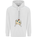 Baby Zipper New Baby Pregnancy Pregnant Mens 80% Cotton Hoodie White