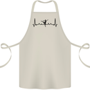 Ballet Dancer ECG Dancing Ballerina Pulse Cotton Apron 100% Organic Natural