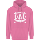 Baseball Dad Funny Fathers Day Childrens Kids Hoodie Azalea