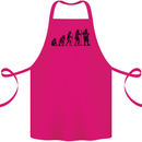 Bavarian Beer Evolution Oktoberfest Cotton Apron 100% Organic Pink