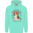 Beagle Anatomy Funny Dog Childrens Kids Hoodie Peppermint