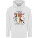 Beagle Anatomy Funny Dog Childrens Kids Hoodie White